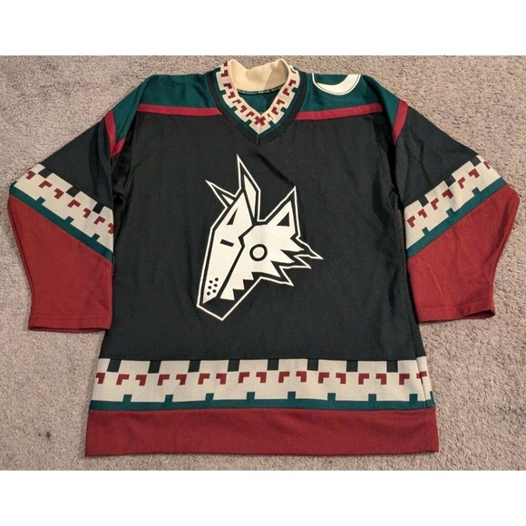 Vintage CCM Phoenix Coyotes Hockey Jersey Youth L/XL - Picture 1 of 6